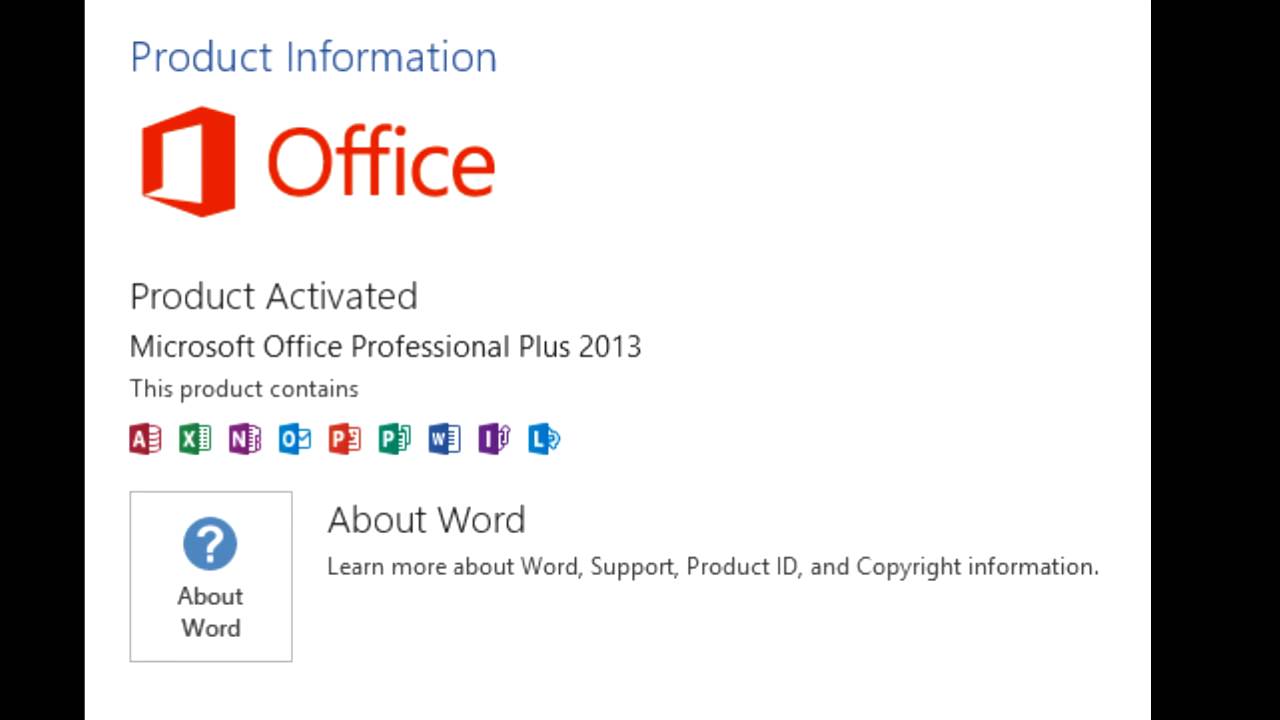 office 2013 product key